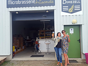 Dégustation de bière à la Brasserie Dimezell